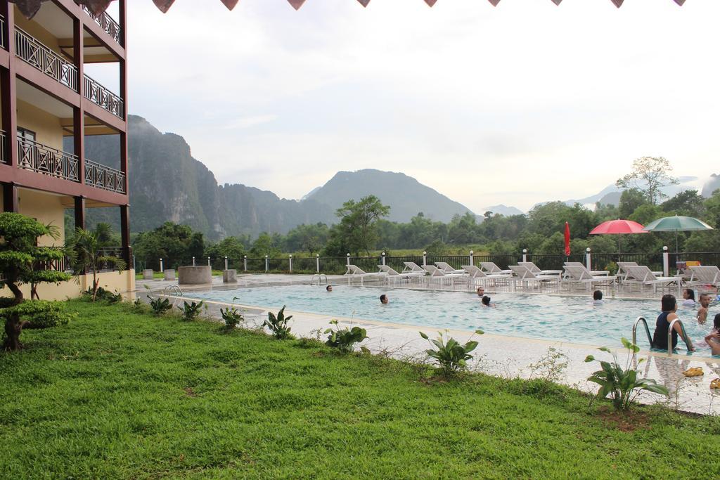 Lisha The Grand Riverside Hotel Vang Vieng Exterior photo